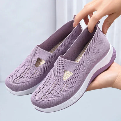 🔥Letzter Tag 49% Rabatt🔥Orthopädische gewebte Schuhe mit weichen, atmungsaktiven Sohlen für Frauen