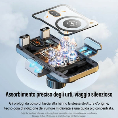 🔥SALDI CALDI 50% DI SCONTO🎁⚡Più di 50.000 venduti! 📱Supporto auto 2-in-1 ruotabile per telefoni cellulari e caricatore wireless⚡