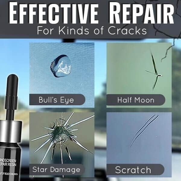 🔥Kjøp 1 få 1 gratis - Cracks Gone Glass Repair Kit (ny formel)