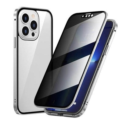 ✨ ÚLTIMO DIA DE PROMOÇÃO – 50% DE DESCONTO ✨ Capa Magnética para iPhone com Vidro Privativo e Moldura Metálica