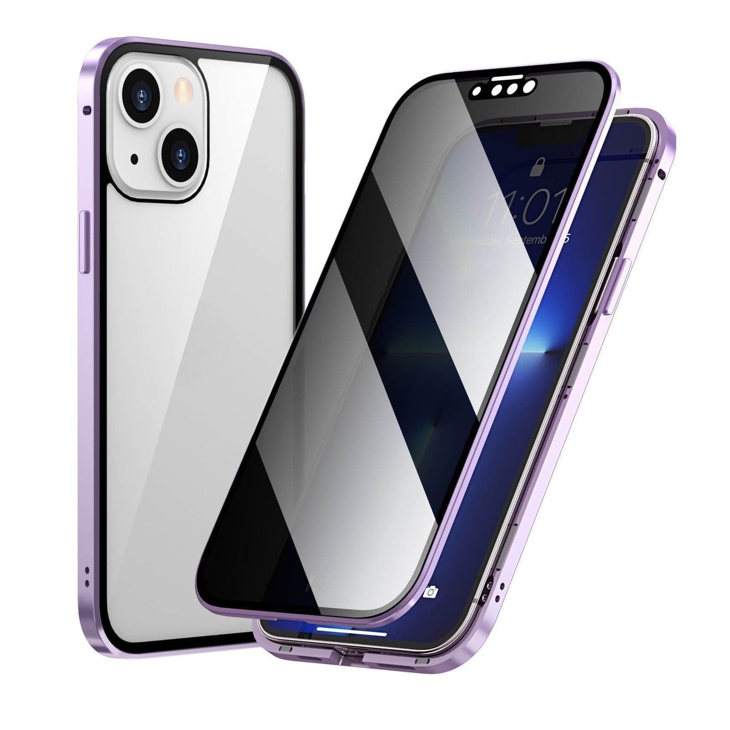 ✨ ÚLTIMO DIA DE PROMOÇÃO – 50% DE DESCONTO ✨ Capa Magnética para iPhone com Vidro Privativo e Moldura Metálica
