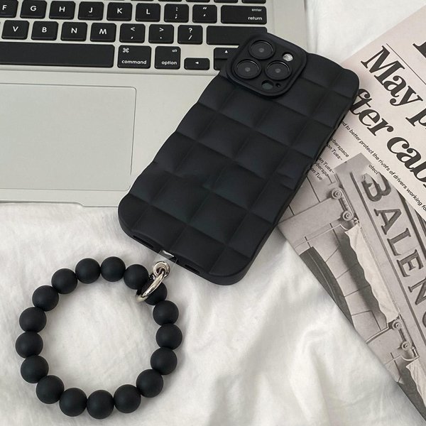 Matte Parel Armband Hoesje voor iPhone-1