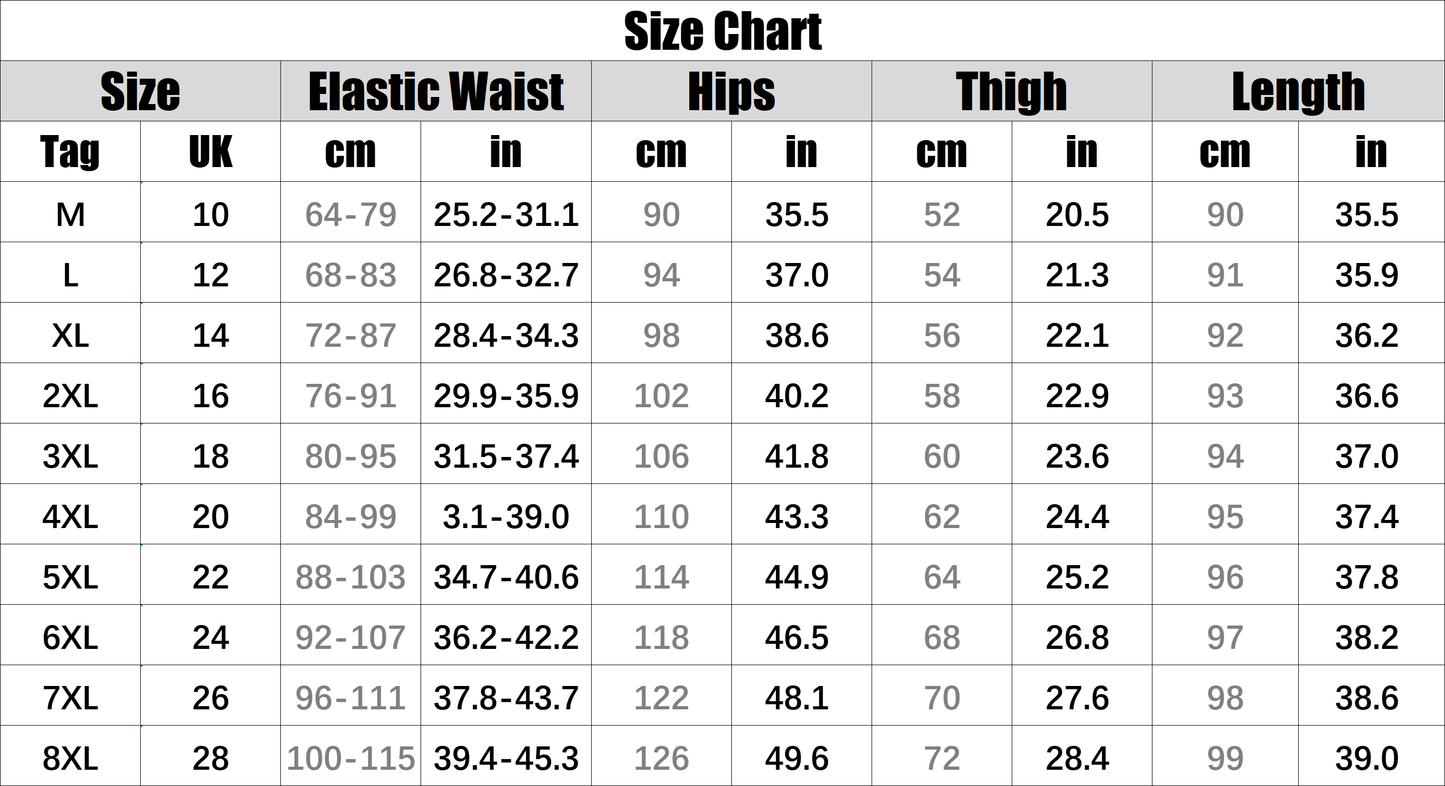 Plus Size ensfargede bukser med elastisk midje og løs, avkortet bukse