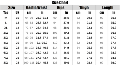 Plus Size ensfargede bukser med elastisk midje og løs, avkortet bukse