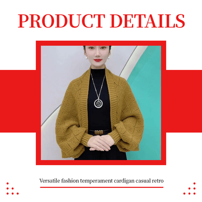 Mode ausgehöhlte Strickjacke
