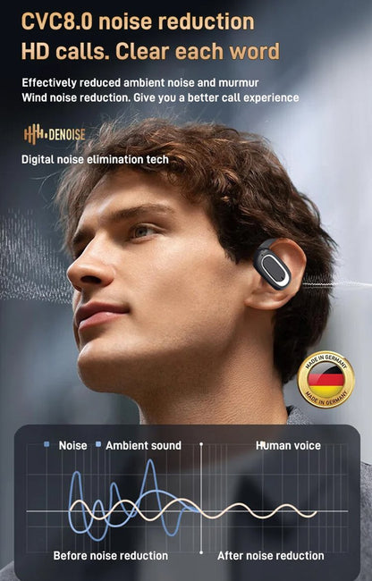 😁45 % rabatt🎧 3D Surround Sound Open OWS Bluetooth-hodesett