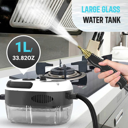 🔥 SCONTO DEL 49%! 💨 PULITORE A VAPORE INDUSTRIALE 2500W - Disinfezione e rimozione del grasso senza sostanze chimiche, perfetto per le cucine 🌟🧼