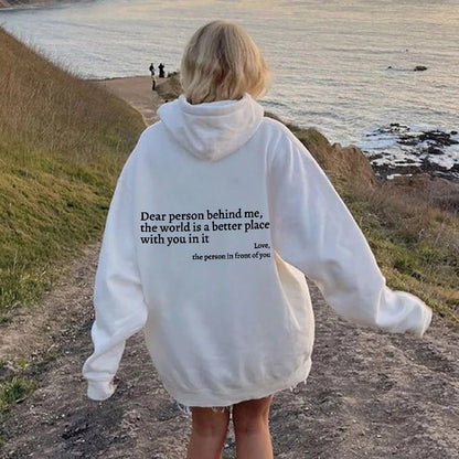 ✨'Beste persoon achter me' ✨Unisex Sweatshirt (Koop er 2 en krijg gratis verzending)