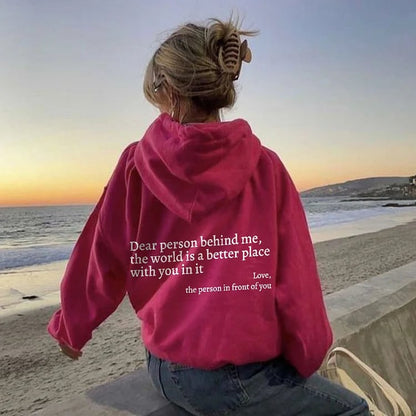 ✨'Beste persoon achter me' ✨Unisex Sweatshirt (Koop er 2 en krijg gratis verzending)