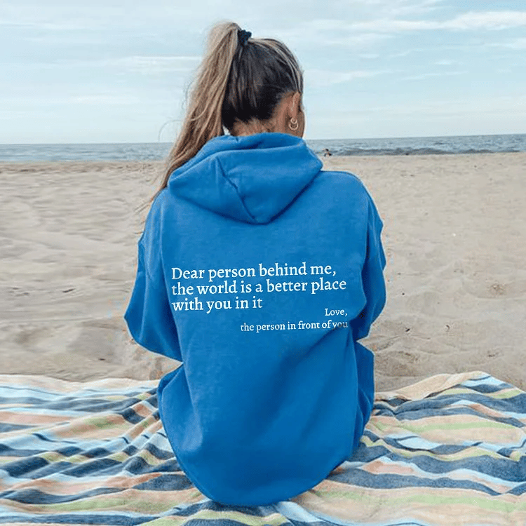 ✨'Beste persoon achter me' ✨Unisex Sweatshirt (Koop er 2 en krijg gratis verzending)