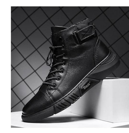 🔥Vendita calda con sconto del 50%.🔥Stivali in pelle calda nera
