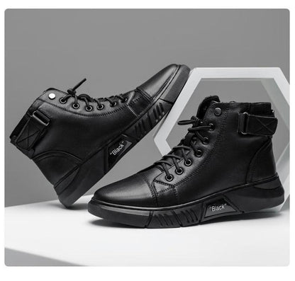 🔥Vendita calda con sconto del 50%.🔥Stivali in pelle calda nera