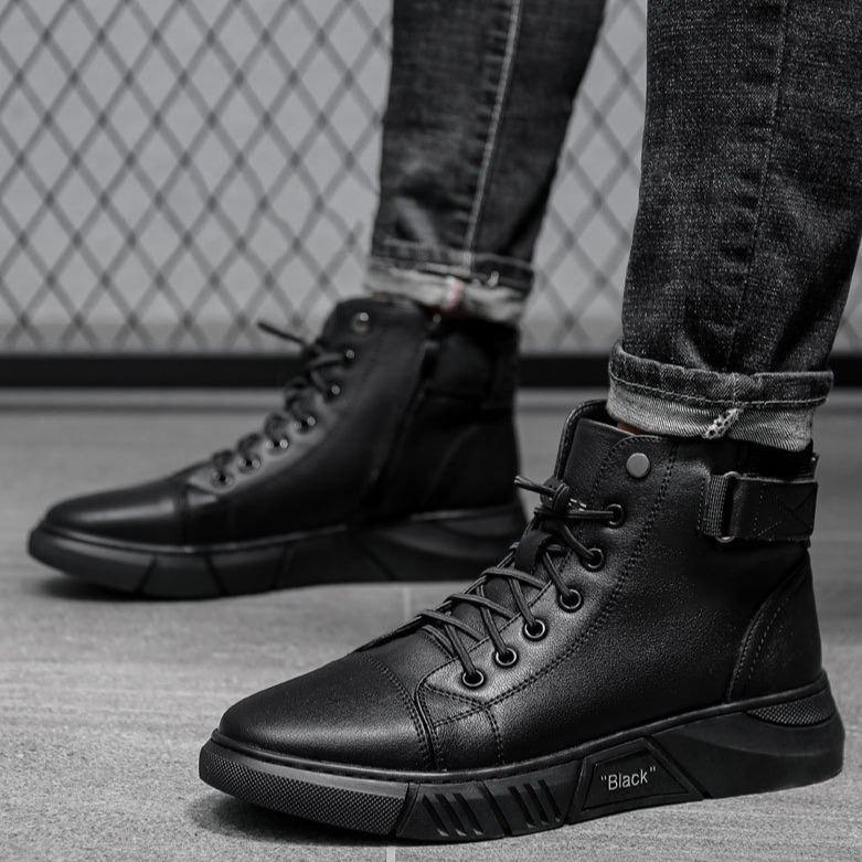 🔥Vendita calda con sconto del 50%.🔥Stivali in pelle calda nera