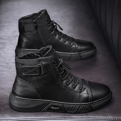 🔥Vendita calda con sconto del 50%.🔥Stivali in pelle calda nera