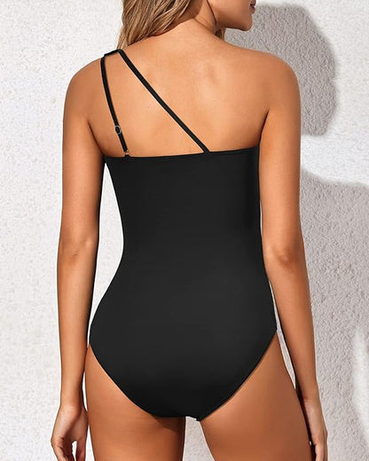 🩱Soldes du dernier jour - 37% de réduction🎉Maillot de Bain Une Pièce Asymétrique pour Femmes