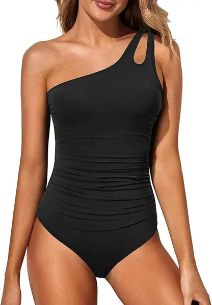 🩱Soldes du dernier jour - 37% de réduction🎉Maillot de Bain Une Pièce Asymétrique pour Femmes