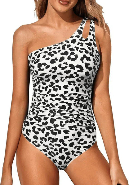 🩱Soldes du dernier jour - 37% de réduction🎉Maillot de Bain Une Pièce Asymétrique pour Femmes