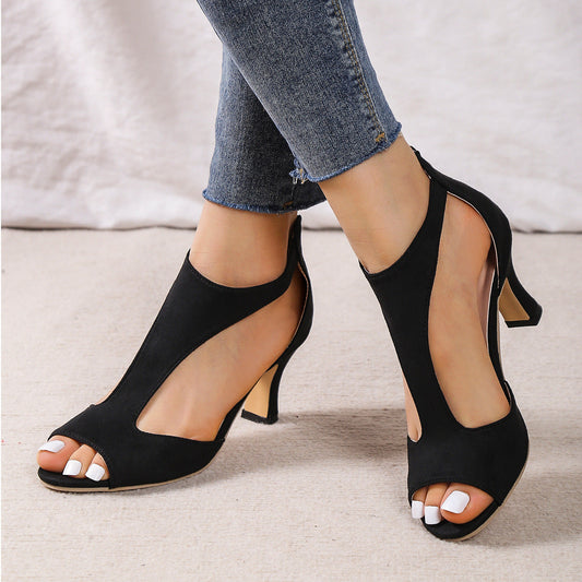 【🔥EU 35-43】👡2026 Nuova collezione di scarpe con tacco alto in stile romano da donna.