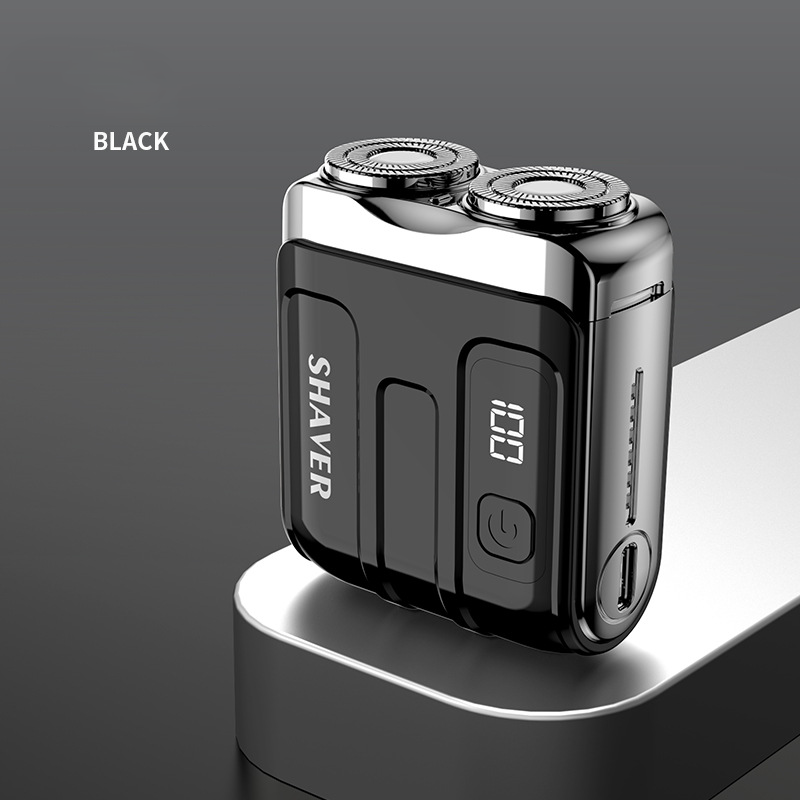 🪒 50% DE DESCONTO AGORA! 🔥 Barbeador Elétrico Portátil Mini Masculino – Compacto e recarregável – Uso seco/molhado, perfeito para viagens ou bolsa de ginástica – Barbear rápido e suave ✨🧳