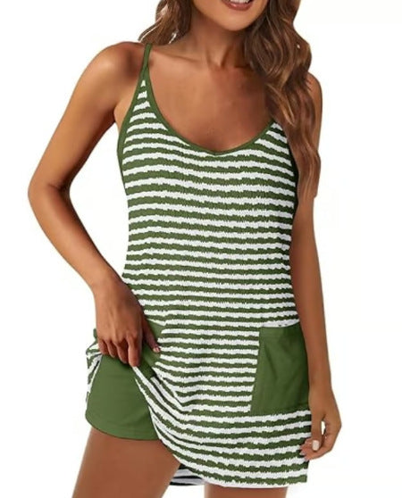 Abito Estivo da Donna Senza Maniche con Pantaloncini
