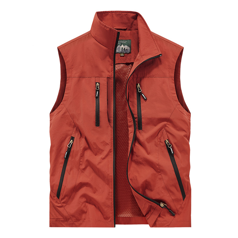 ⏰Promoção por tempo limitado: 49% de desconto🔥🧥Jaqueta sem mangas oversized masculina com bolsos