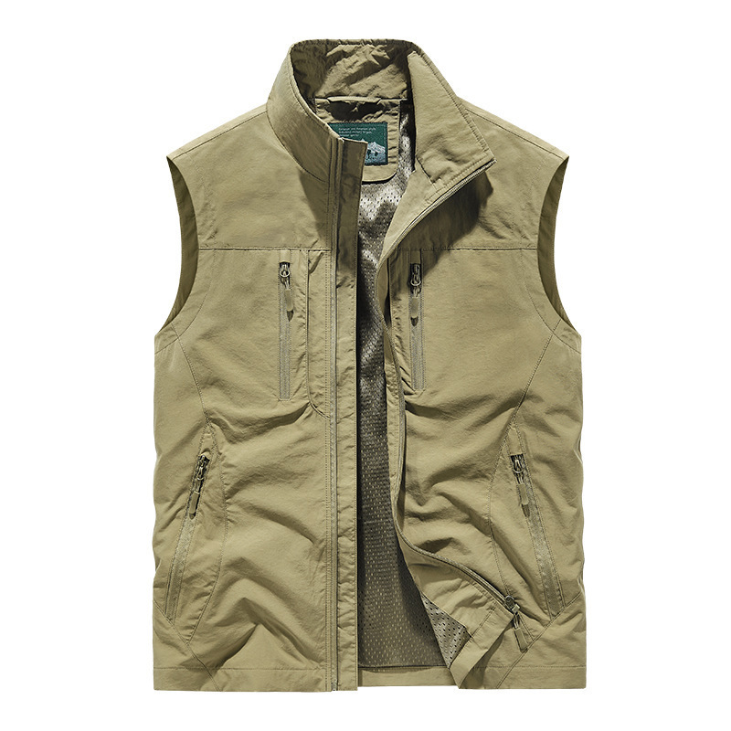 ⏰Promoção por tempo limitado: 49% de desconto🔥🧥Jaqueta sem mangas oversized masculina com bolsos