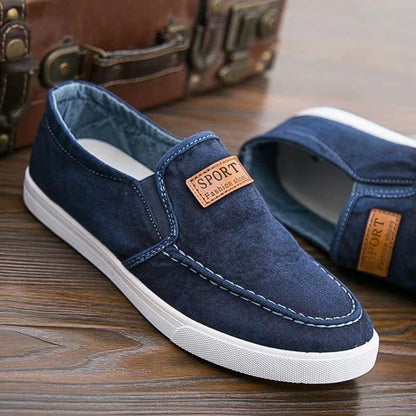 Herren-Freizeitschuhe aus Canvas zum Hineinschlüpfen