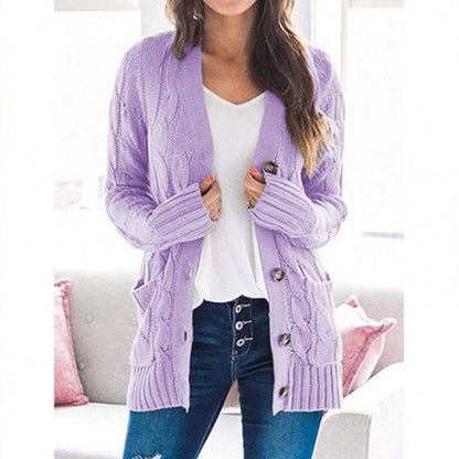 ✨Maglioni da donna in maglia autunno-inverno di media lunghezza – ⏳Numero limitato – Ora con il 50% di sconto🔥