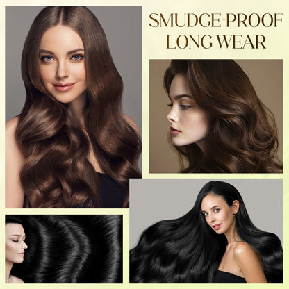 💇‍♀️ COMPRE 3 GANHE 2! ✨ PENTE DE TINTURA DE CABELO 2 EM 1 - Aplicação de precisão para cobertura de cabelos grisalhos, fórmula anti-gotejamento com óleo de argan nutritivo, tempo de processamento de 5 minutos 🌸🧴