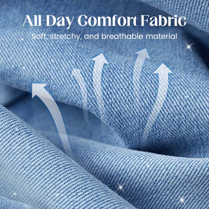 Jeans eleganti da donna, decorati con strass