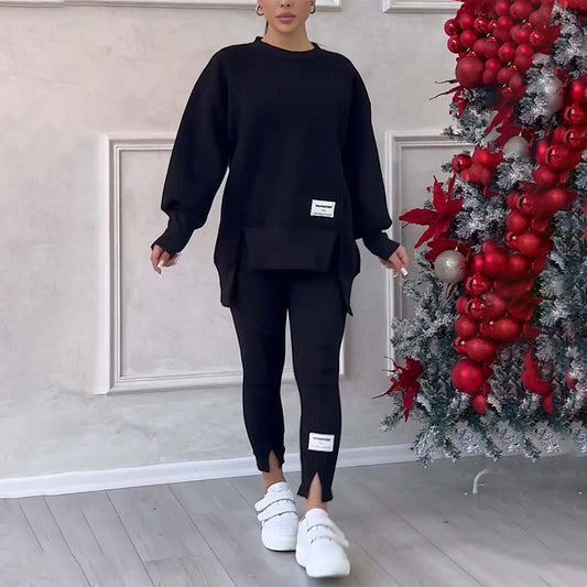 ✨Set casual composto da felpa e leggings da donna