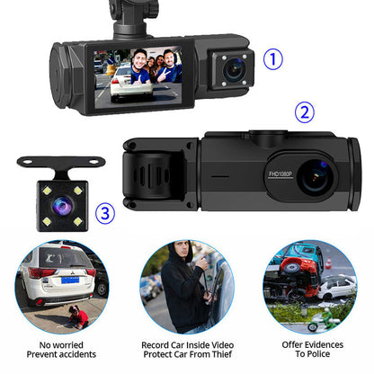 📢📢50% DI SCONTO!! ⏰ Registratore video HD 1080p per auto con telecamera posteriore
