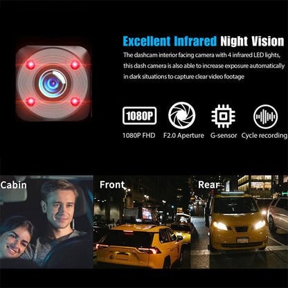 📢📢50% DI SCONTO!! ⏰ Registratore video HD 1080p per auto con telecamera posteriore