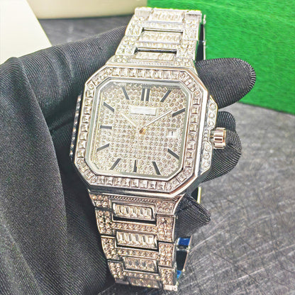 ✨Orologio di lusso con quadrato di strass – Elegante brillantezza per ogni occasione✨