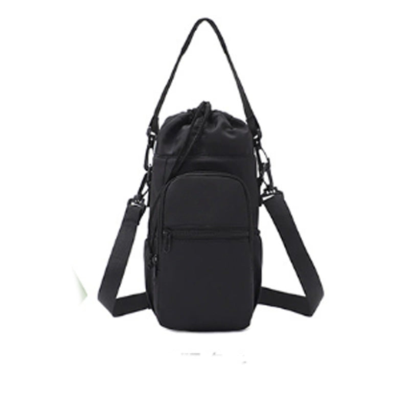 Borsa porta bottiglia d'acqua con tasche per il telefono