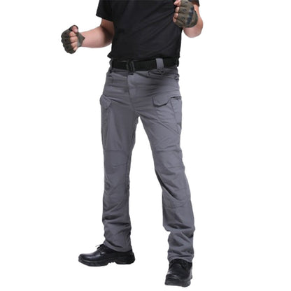 🔥👖 Sconto del 60%! Pantaloni tattici elasticizzati multifunzionali: tasche con cerniera, vestibilità slim e tessuto elasticizzato per una totale libertà di movimento.