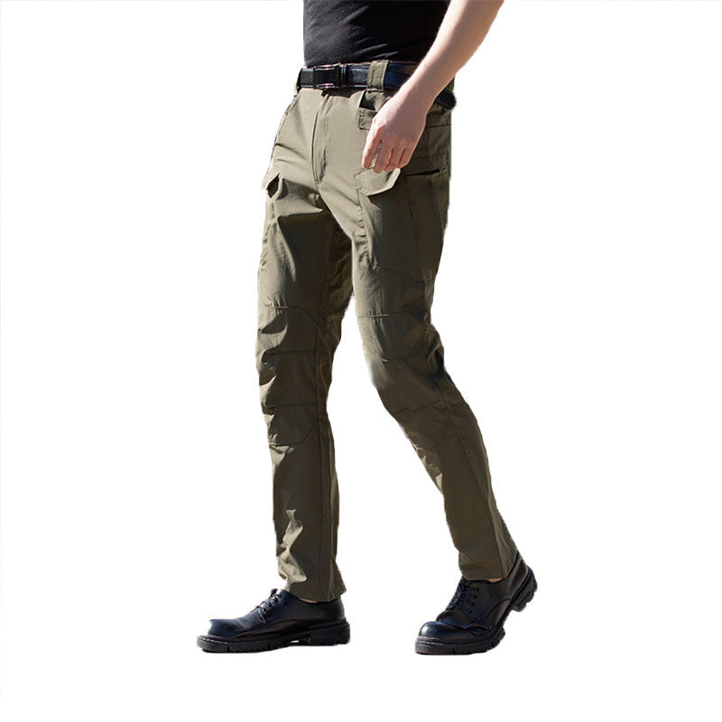 🔥👖 Sconto del 60%! Pantaloni tattici elasticizzati multifunzionali: tasche con cerniera, vestibilità slim e tessuto elasticizzato per una totale libertà di movimento.