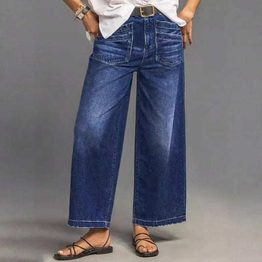 🎉 SCONTO DEL 60%! 👖 NUOVA SILHOUETTE 2026 – JEANS CASUAL A GAMBA LARGA, ADATTI A TUTTE LE FISICHE