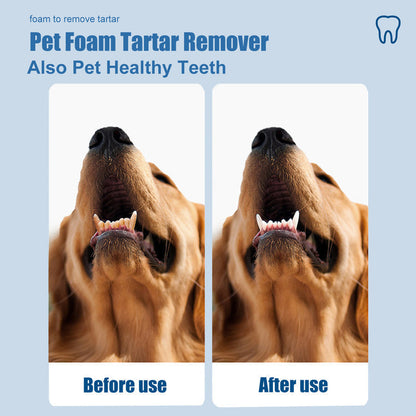 🔥COMPRE MAIS, GANHE MAIS BRINDES! ✨Espuma removedora de tártaro para higiene bucal de pets