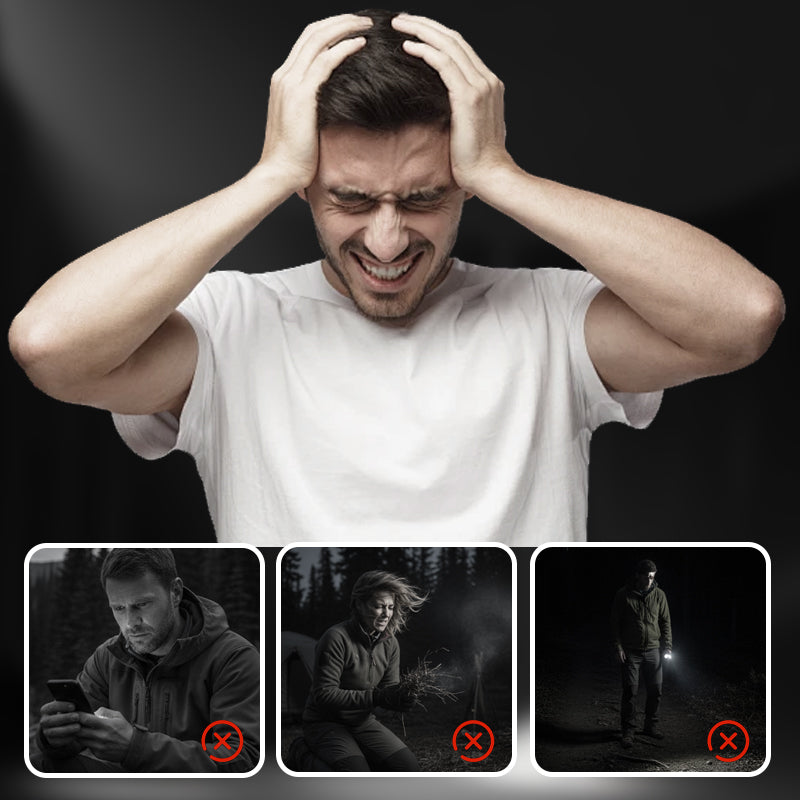 📢📢SCONTO DEL 50%!! ⏰Caricatore di emergenza multifunzionale con manovella e radio