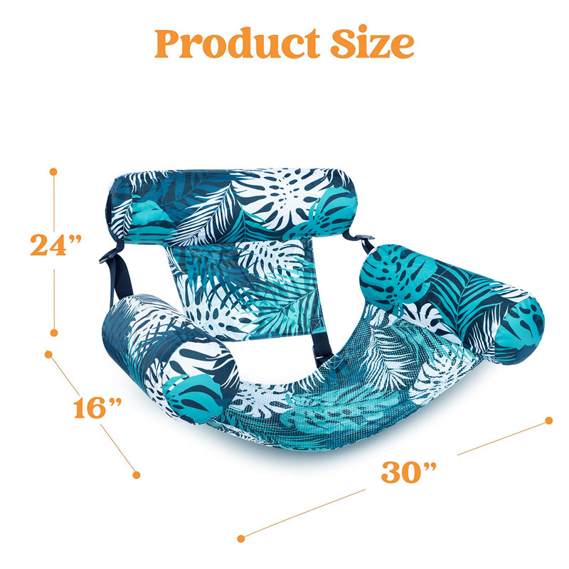 🏖️Cadeira flutuante insuflável para piscina