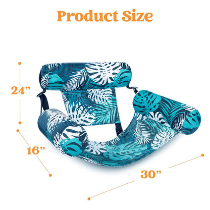 🏖️Cadeira flutuante insuflável para piscina