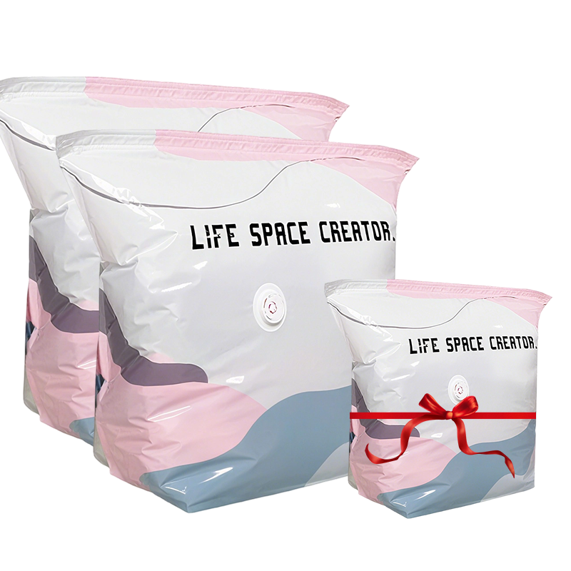 🧳 Saco de vácuo sem bomba – economize até 80% de espaço em segundos