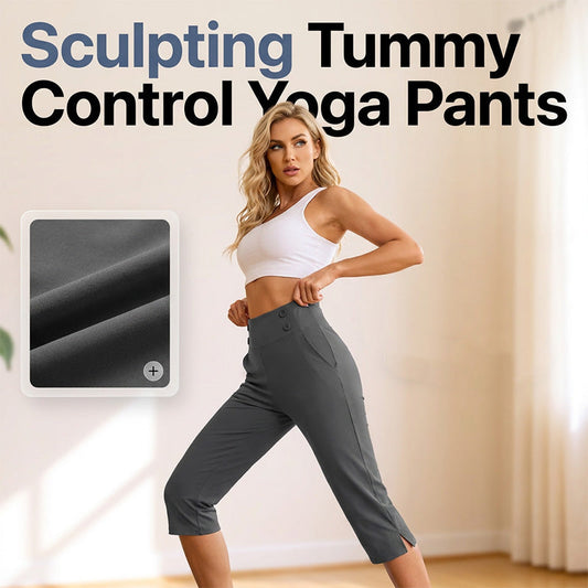 Eleganti pantaloni da yoga con effetto modellante