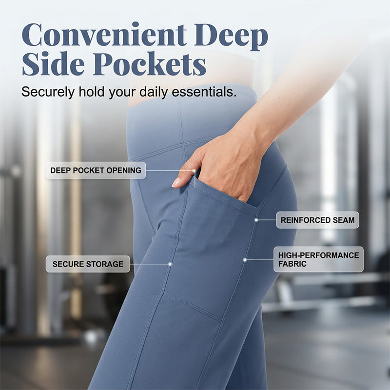 Eleganti pantaloni da yoga con effetto modellante
