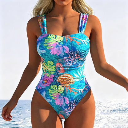 👙✨ Sconto del 50%! 💃 Costume da bagno intero da donna con stampa moderna