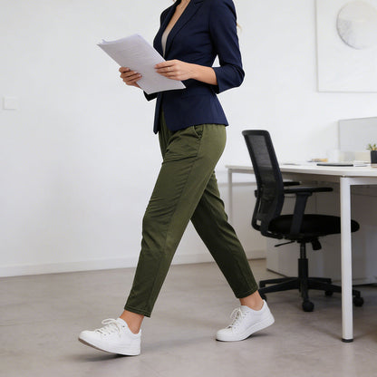 ⏰SCONTO DEL 50%!✨Pantaloni a zampa con tasche da donna, taglie forti