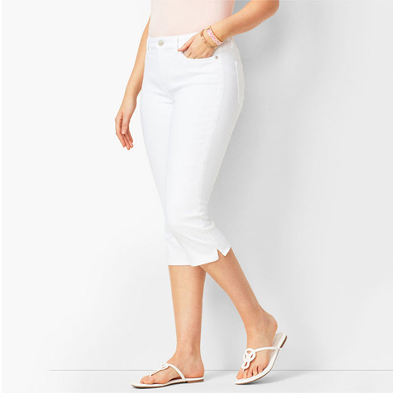 🔥 IN QUESTO MOMENTO: SCONTO DEL 50% 👖 Jeans capri elasticizzati da donna ✨ Taglio che valorizza la figura, ideali per tutti i giorni e per le vacanze ☀️