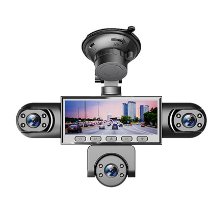 🚗📹 Câmera Veicular HD 1080P com 5 Câmeras – Proteção completa do seu carro com visão panorâmica e gravação contínua