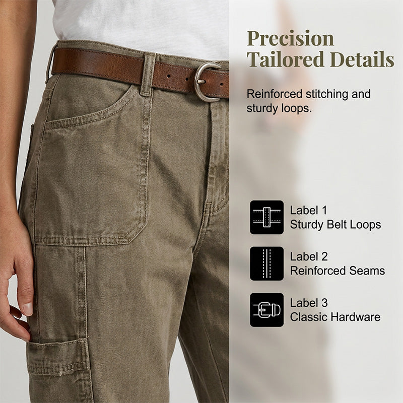 👖 SCONTO DEL 50% IN QUESTO MOMENTO! 🌿 Pantaloni cargo casual da donna – Tasche capienti, tessuto traspirante e vestibilità comoda – Comodità per tutti i giorni, perfetti per la bella stagione ✨